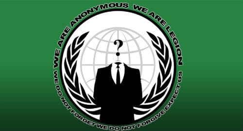 Não brinque com o Anonymous, eles podem pegar você!