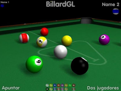 Games para Linux: Billiard GL