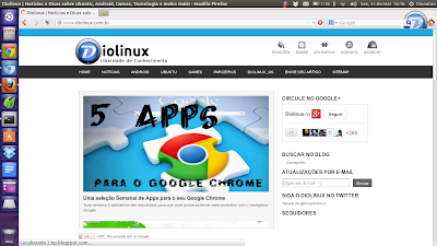 Tema Diolinux OS para o Firefox