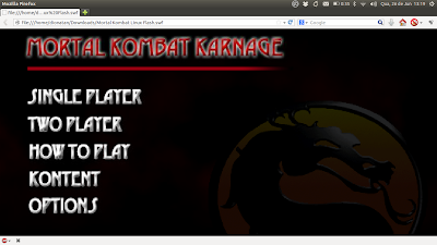 Mortal Kombat Karnage em flash para Linux - Download