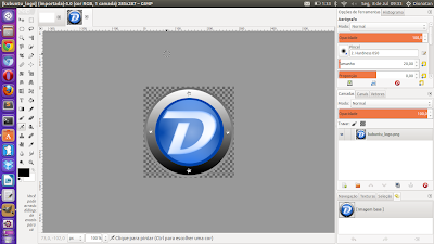Como ter a aparência do Photoshop no GIMP com ícones monocromáticos e organização visual