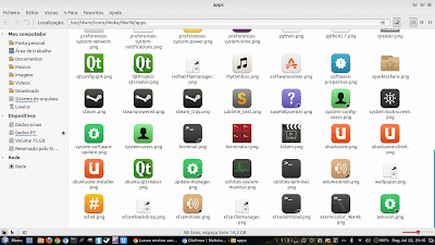Tema de ícones Moka para Ubuntu e Linux Mint ( Aparência Mobile )
