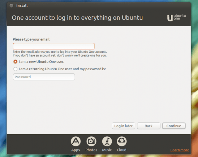 "Uma única conta pra tudo" - Novo recurso no Ubuntu 13.10