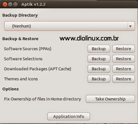 Aptik: Faça Backup dos seus temas, PPAs e pacote de software