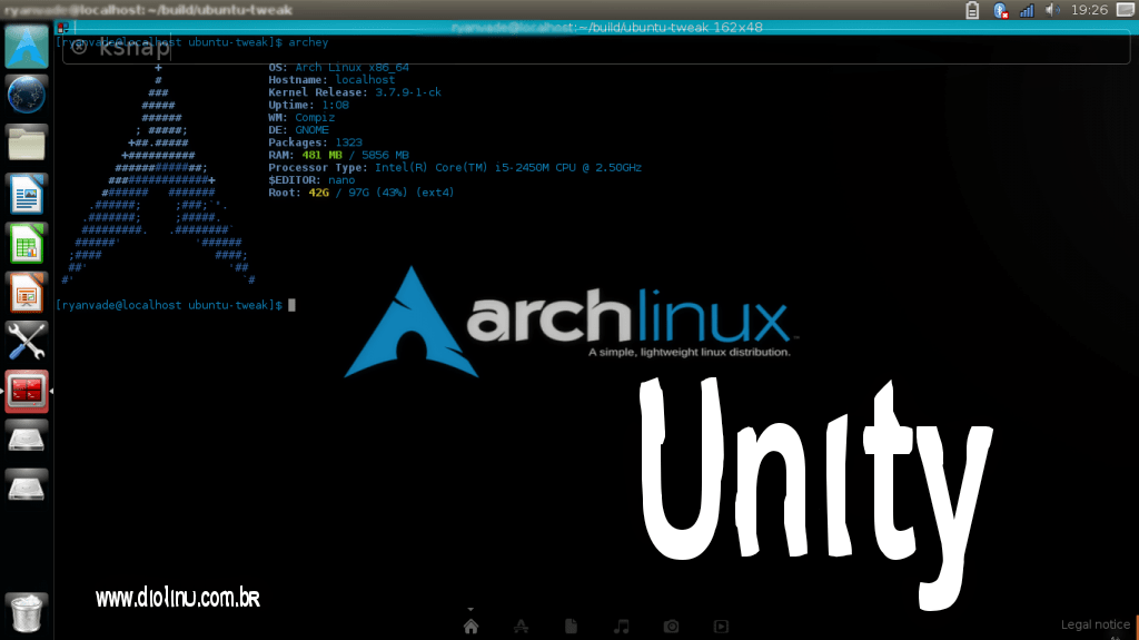 Instale o Unity no Arch Linux