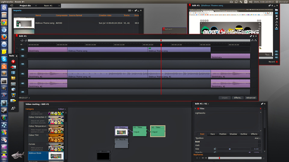 Como instalar o editor de vídeos profissional Lightworks no Ubuntu 14.04 LTS