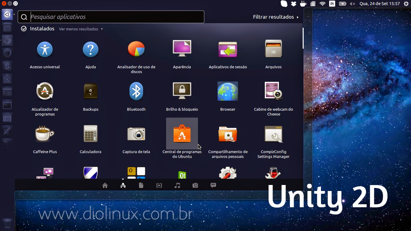 Como habilitar o Unity 2D no Ubuntu 14.04 LTS