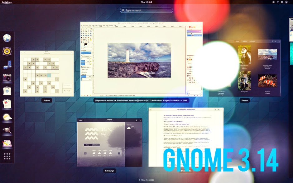 Liberado novo Gnome 3.14 com novidades incríveis!