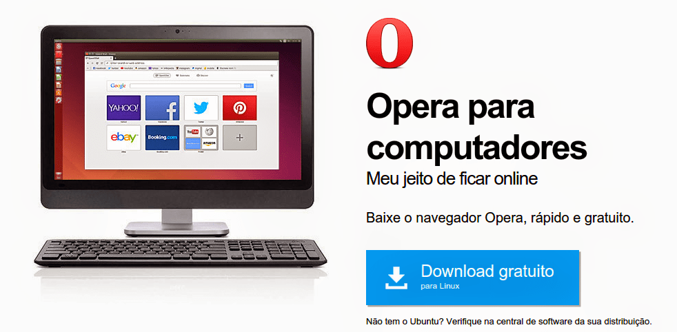 Novo Opera 26 disponivel para Linux