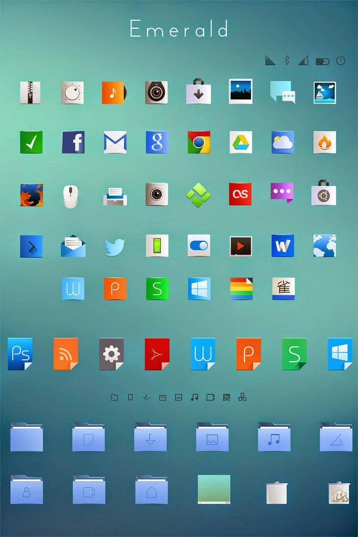 Emerald Theme para Ubuntu (Flat+Breeze)