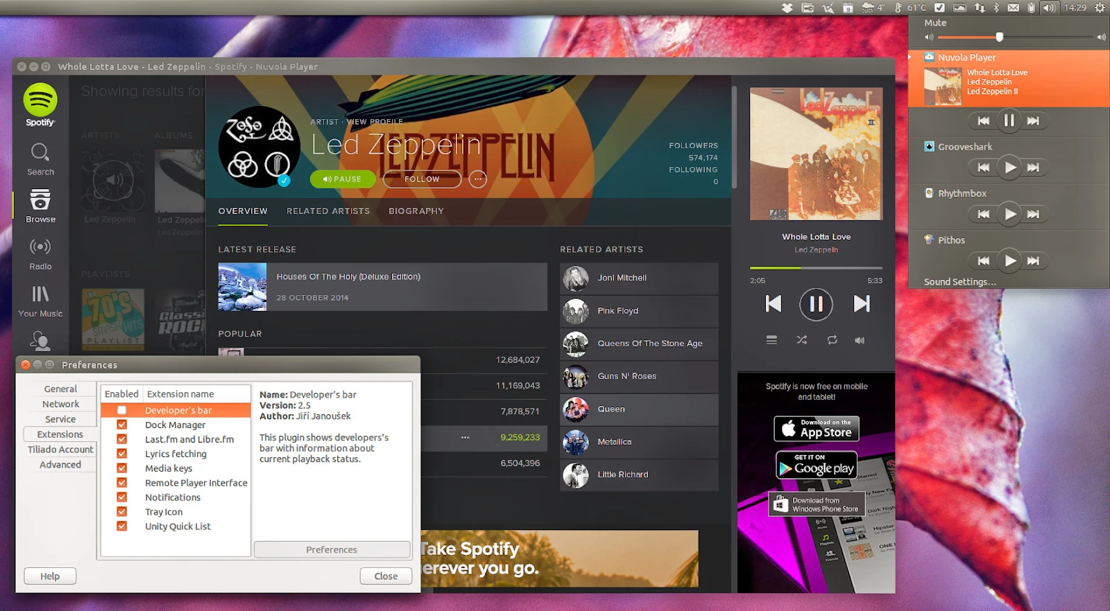 Nuvola Player: Ouça o Spotify e o Google Play Music no Ubuntu