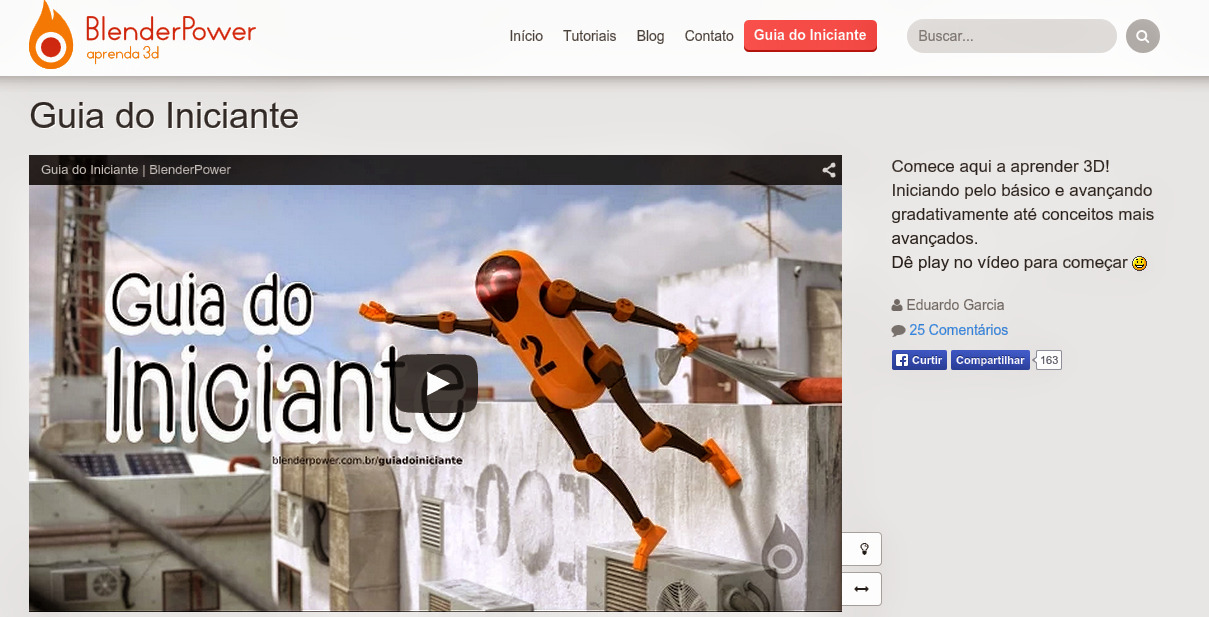 Aprenda Blender com vídeo aulas grátis