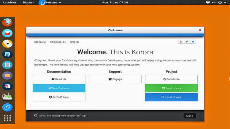 Korora Linux, um Fedora com a pegada do Linux Mint