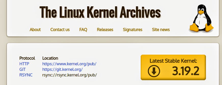 Atualizando o Kernel Linux para a versão 3.19.2
