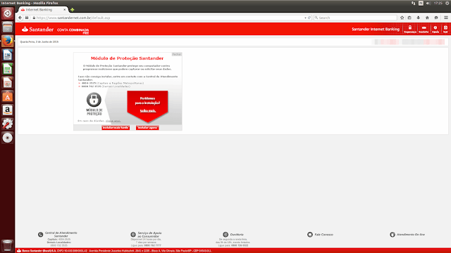 Santander compatibiliza seu módulo de segurança com o Ubuntu