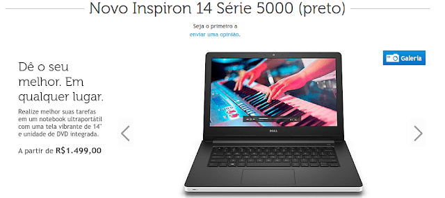 Inspiron 14 Série 5000, novo Notebook da DELL com Ubuntu