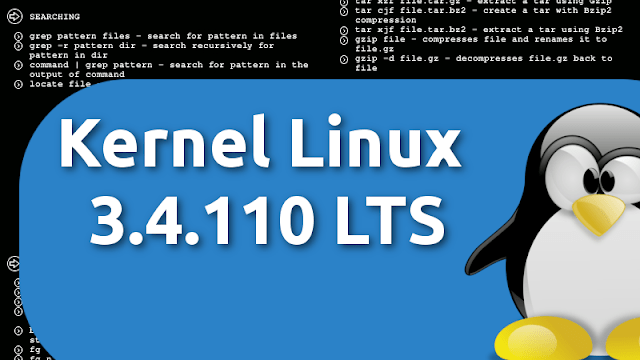 Kernel Linux 3.4.110 LTS chega com muitas atualizações de drivers e melhorias no EXT4