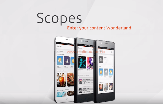 "Scope Wonderland: Your Content Wonderland" o novo vídeo promocional do Ubuntu Phone