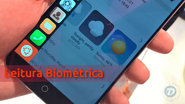 Ubuntu Phone terá suporte para leitura biométrica