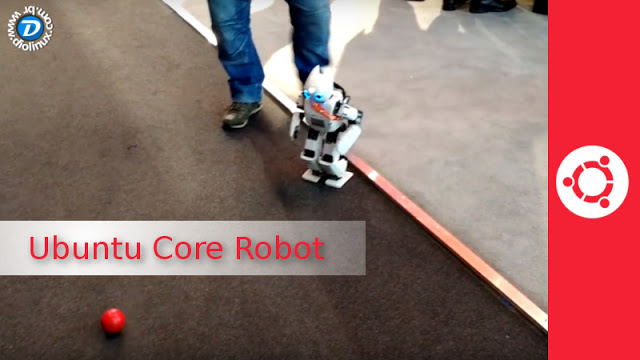 Conheça o robô movido à Ubuntu Snappy que joga futebol