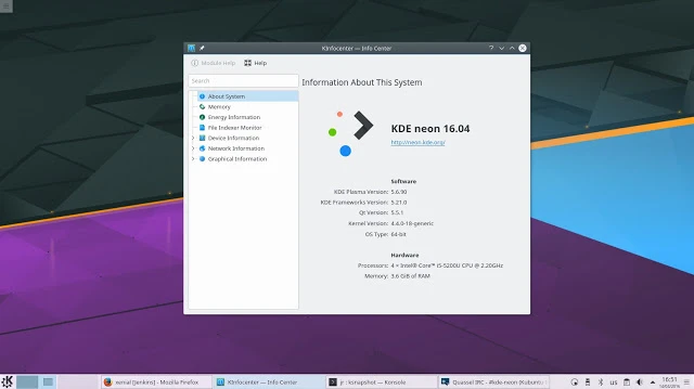 KDE Neon agora suporta o Ubuntu 16.04 LTS