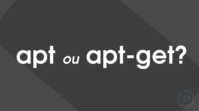 Qual diferença entre "apt" e "apt-get"?