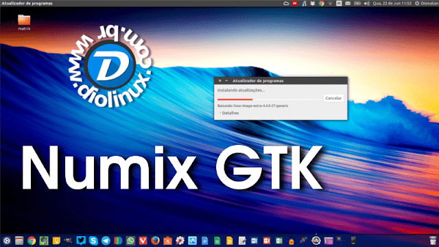 Ubuntu com um visual moderno com o tema Numix GTK - Diolinux