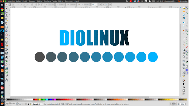 Como criar uma paleta de cores facilmente com o Inkscape