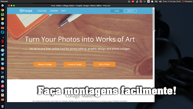 FotoJet - Uma maneira simples e fácil de fazer montagens com as suas fotografias