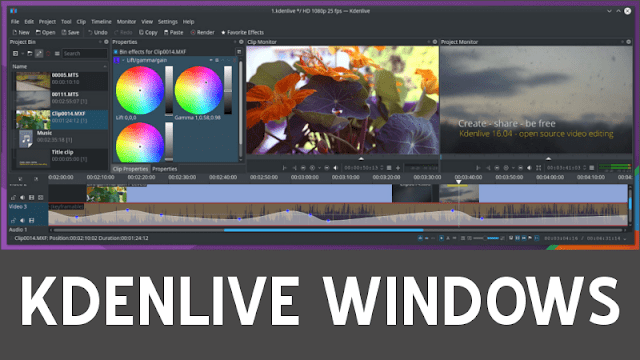 Editor de vídeos Kdenlive ganhará versão para Windows em breve