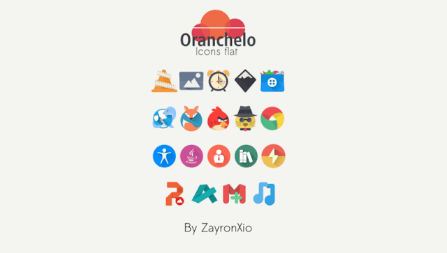Oranchelo - Tema de ícones Flat para Ubuntu e Linux Mint