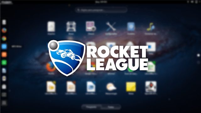 Rocket League no modo Online no Fedora