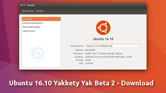 Ubuntu 16.10 Yakkety Yak Beta 2, confira as novidades