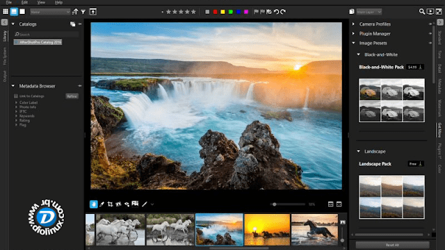 AfterShot Pro é o programa de tratamento de imagens da Corel para Linux