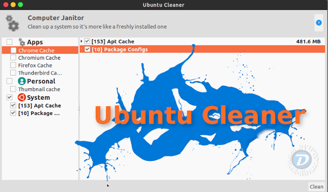 Ubuntu Cleaner - App para fazer limpeza no sistema
