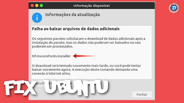 ttf-mscorefonts-installer erro no Ubuntu