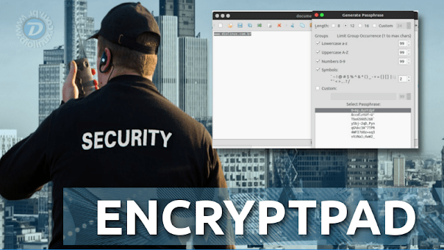 Encryptpad - Um editor de textos com criptografia para você escrever textos secretos