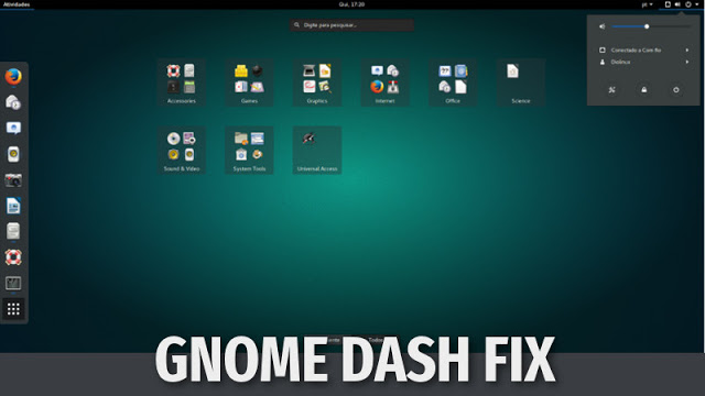 GNOME Dash Fix