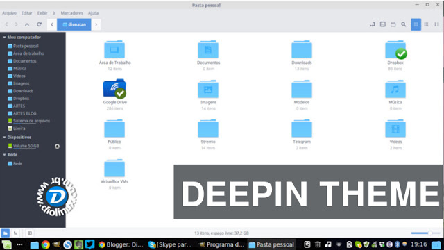 Instale o tema GTK e ícones do Deepin em outras distros Linux