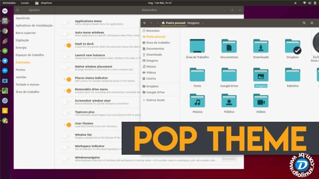 Pop Theme - System76 desenvolve tema para Ubuntu