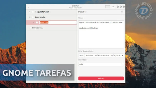 Ubuntu 18.04 LTS incluirá uma nova aplicação ao sistema, o GNOME Tarefas
