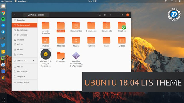 Conheça e instale o novo tema do Ubuntu 18.04 LTS