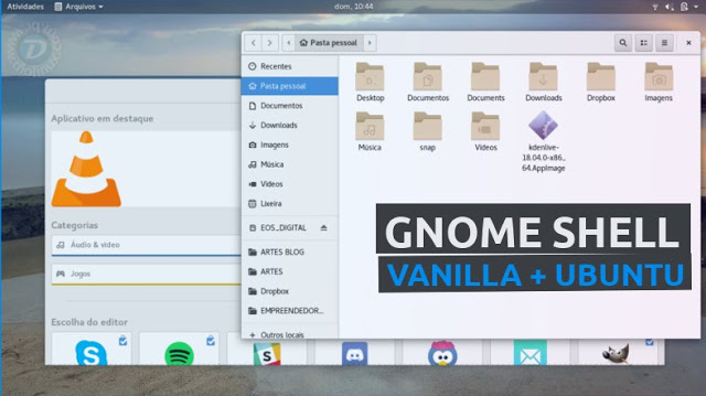 Como usar o GNOME Shell Vanilla no Ubuntu 18.04 LTS