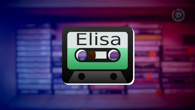 Player de música Elisa, minimalista, bonito e eficiente