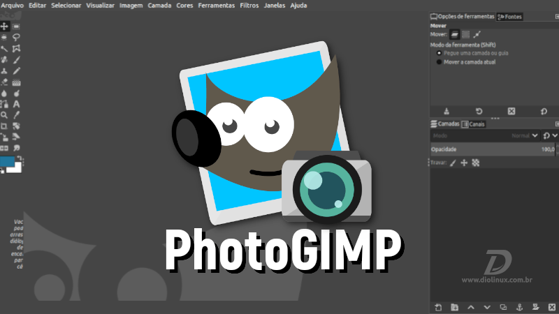 PhotoGIMP agora está disponível em Snap