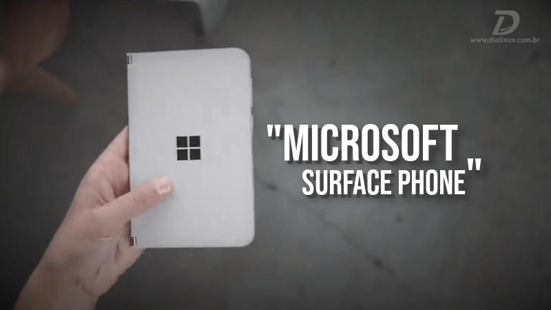 Microsoft apresenta seu “smartphone dobrável”