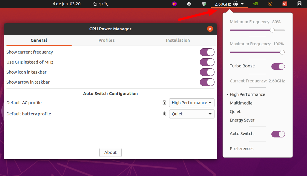 cpufreq performance ubuntu 18.04