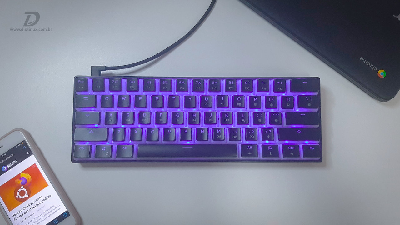 Review: Gamakay MK61, um pequeno teclado que pode te surpreender