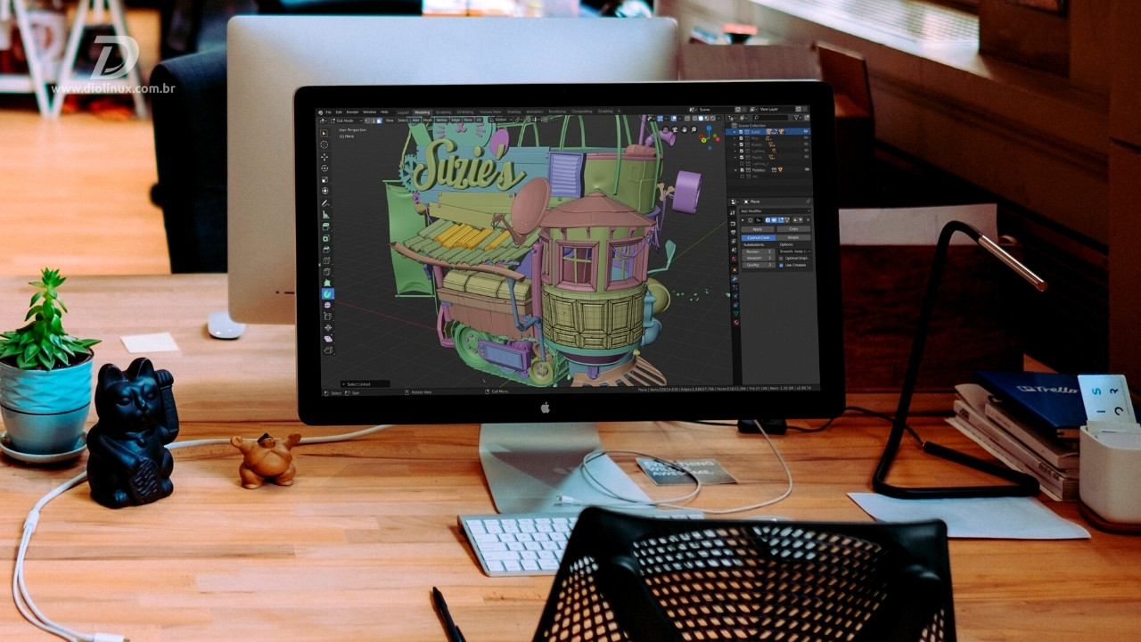 Apple agora faz parte do Blender Development Fund e auxiliará no desenvolvimento do software - Diolinux