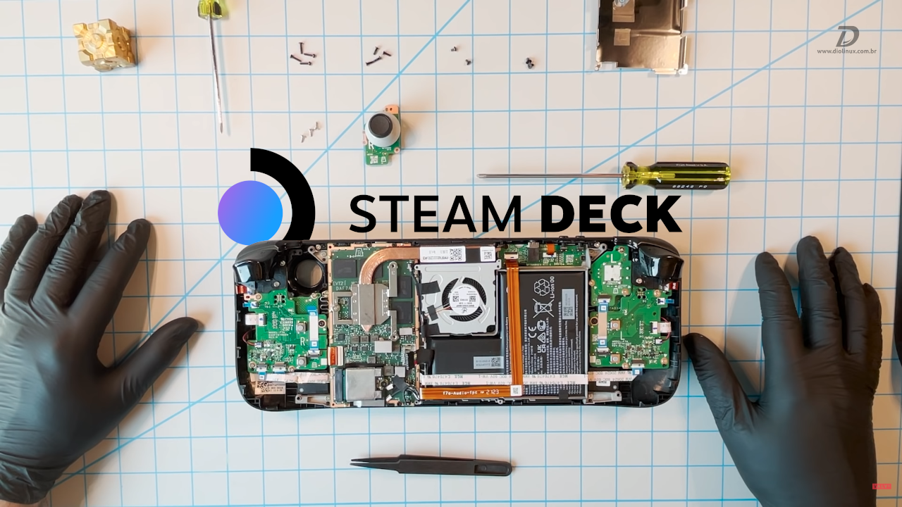 Steam Deck poderá ser customizado, mas Valve não recomenda troca